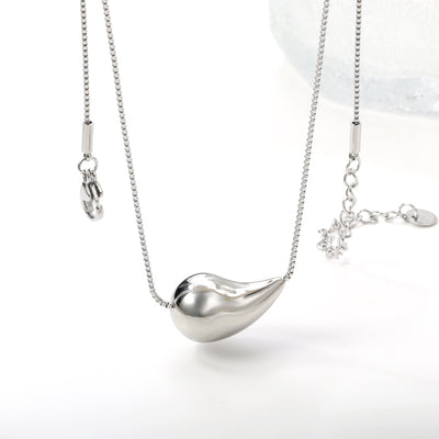 Kiki Raindrop Pendant Silver