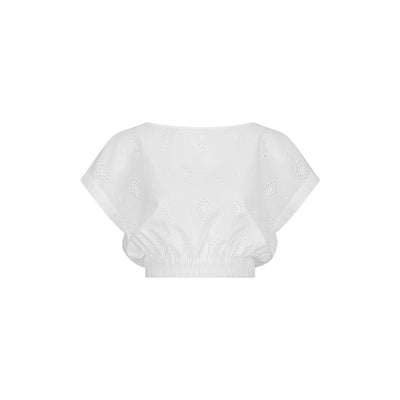 Isola Embroided Cotton Top