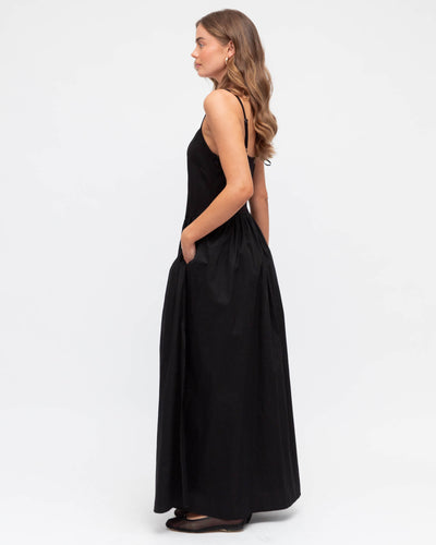 Seraphine Cotton V Waist Maxi Dress