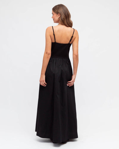 Seraphine Cotton V Waist Maxi Dress