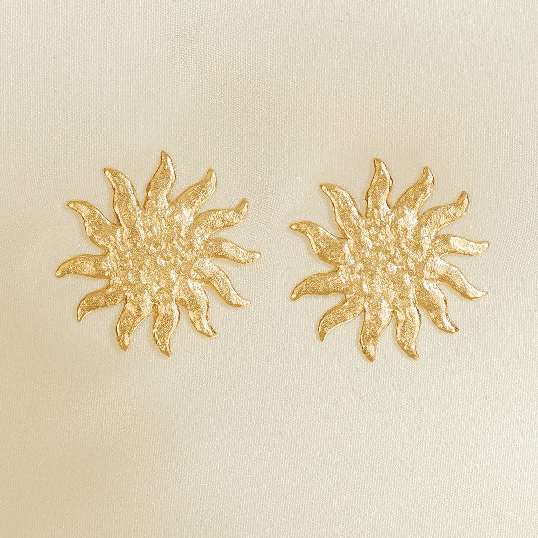 Helio Earrings Gold by Agapee Paris