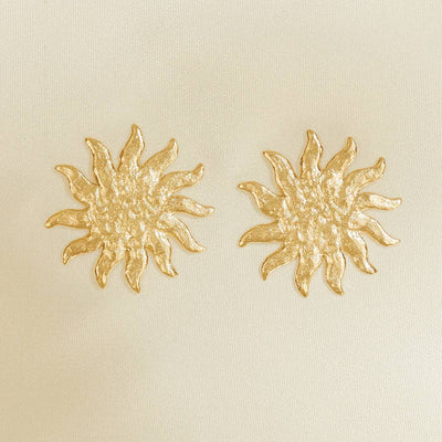 Helio Earrings Gold by Agapee Paris