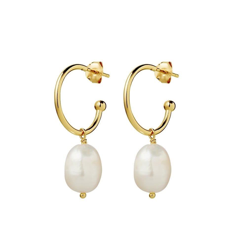 Silvie Drop Earrings Gold