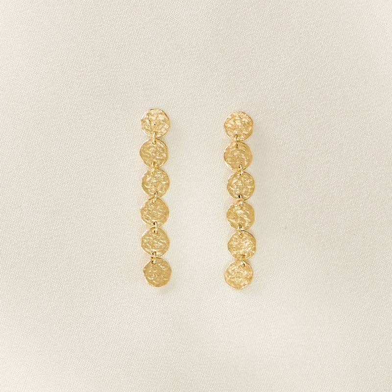 Azélia Earrings Gold by Agapee Paris