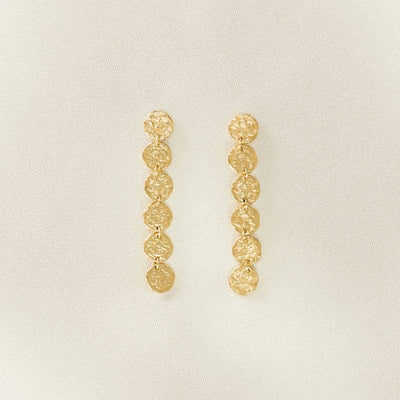 Azélia Earrings Gold by Agapee Paris