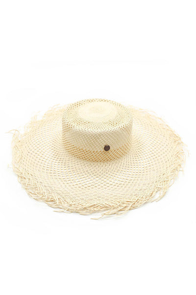 Ella Wide Brim Genuine Panama Straw Hat