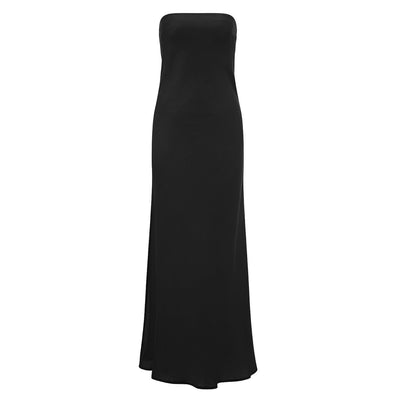 Strapless Maxi Dress - Black